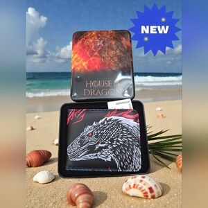 New House of the Dragon wallet in tin for men